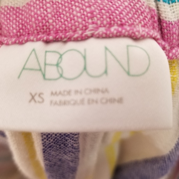 Abound striped high waisted shorts with elastic - Picture 6 of 8